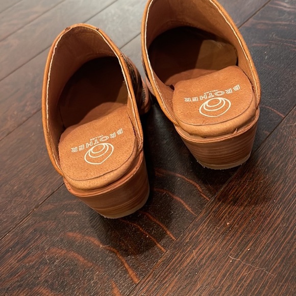 Brother Vellies Colorful Handpainted Eve Doodle Mules - Picture 2 of 5